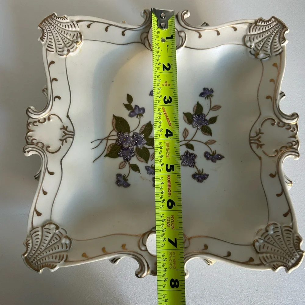 Hand Painted Vintage Lefton China Decorative Plate 2560 - Picture 6 of 7